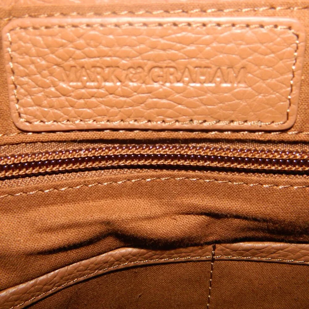 Mark & Graham Harvey Leather Messenger Bag